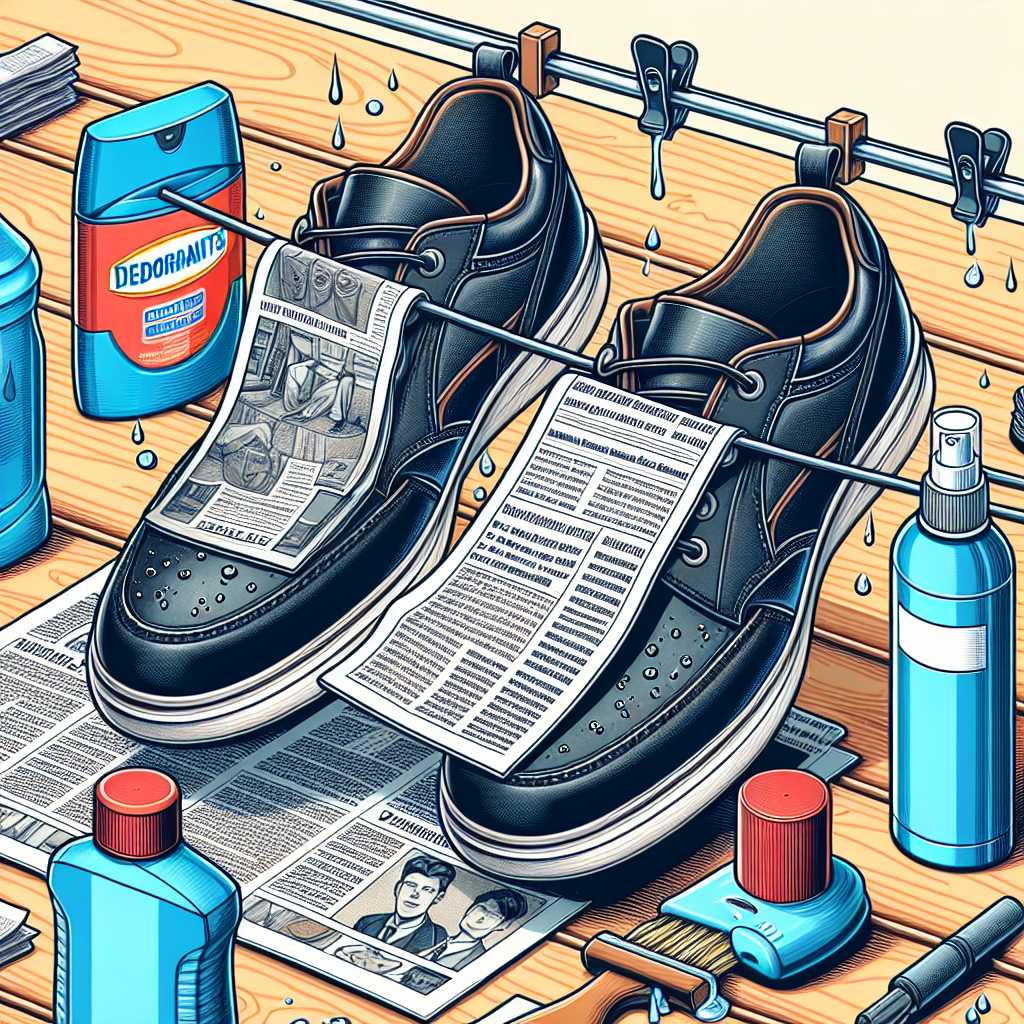 젖은 신발 빠르게 말리는 법