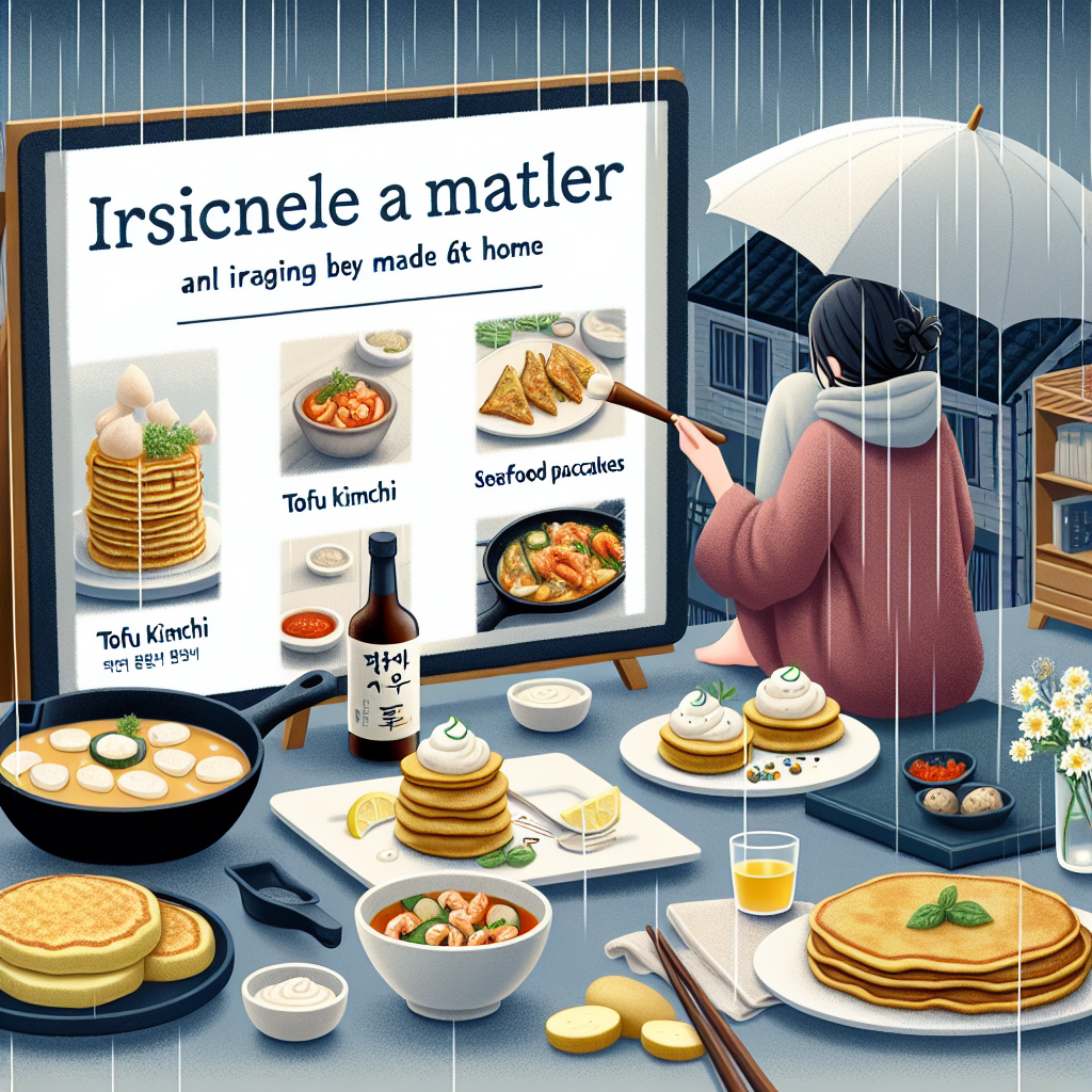 비 오는 날 안주