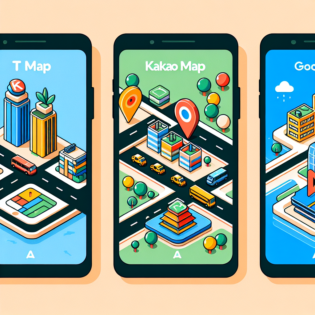 네비게이션 어플 비교
