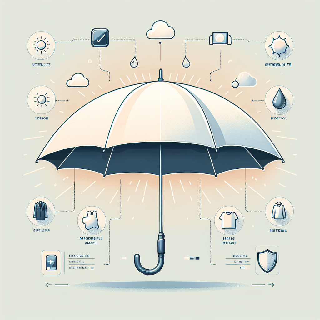 자외선 차단 양산 선택법