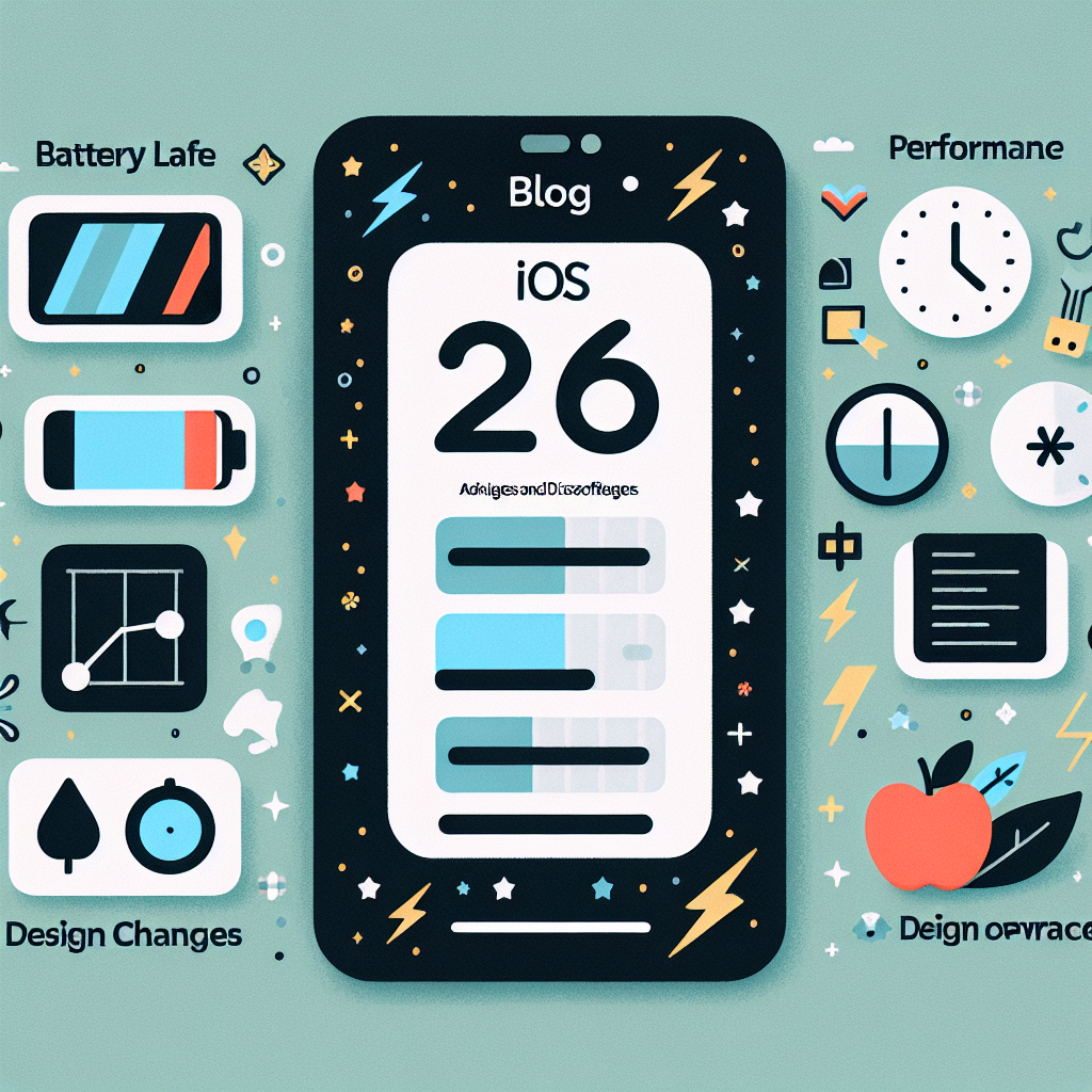 iOS 26 주요 장단점