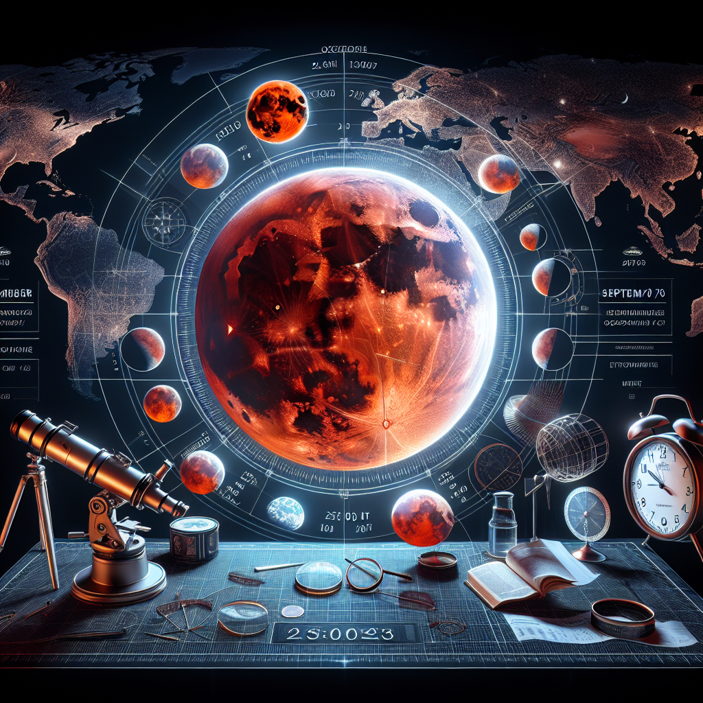 블러드문 개기월식 관측 방법