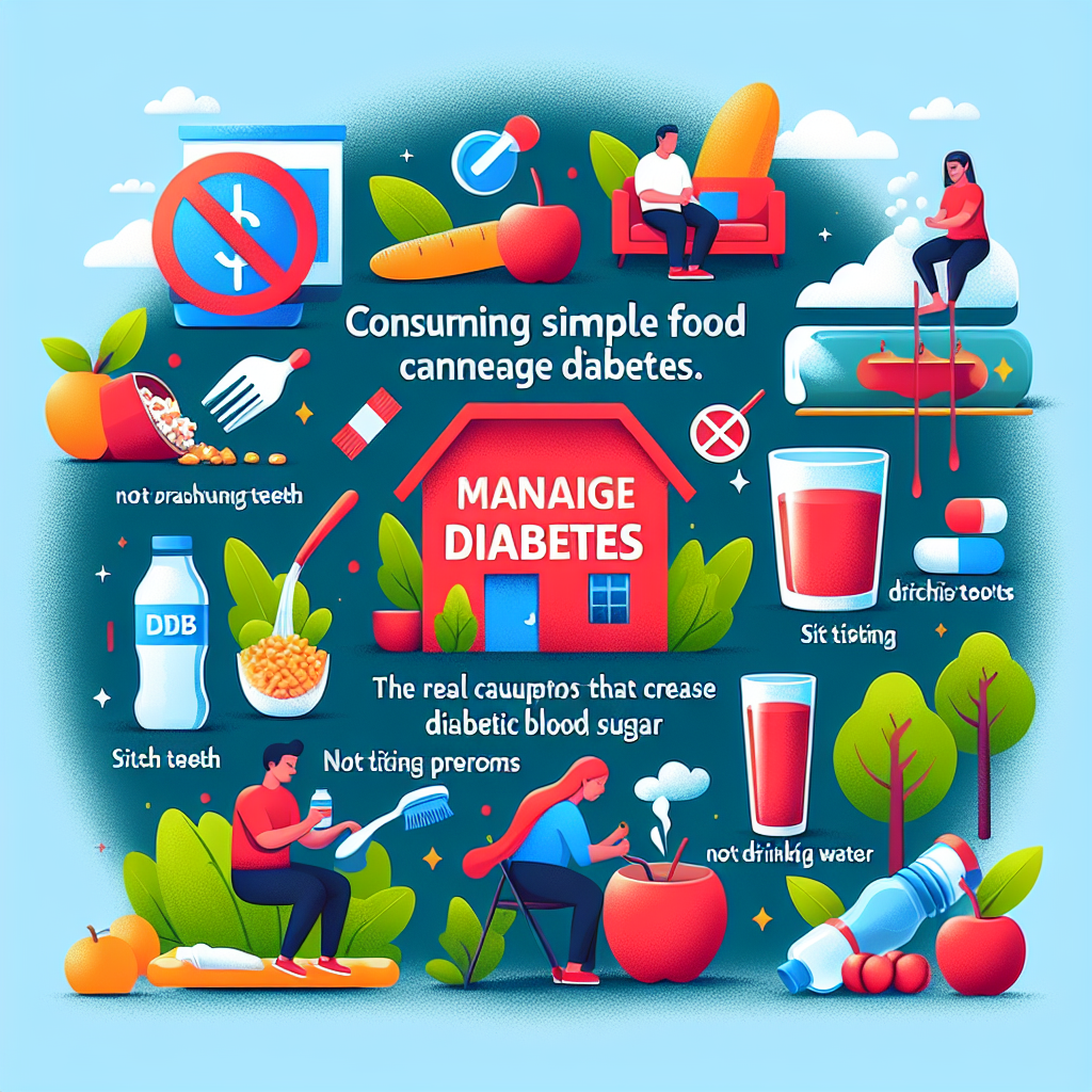 당뇨 혈당 올리는 진짜 주범
