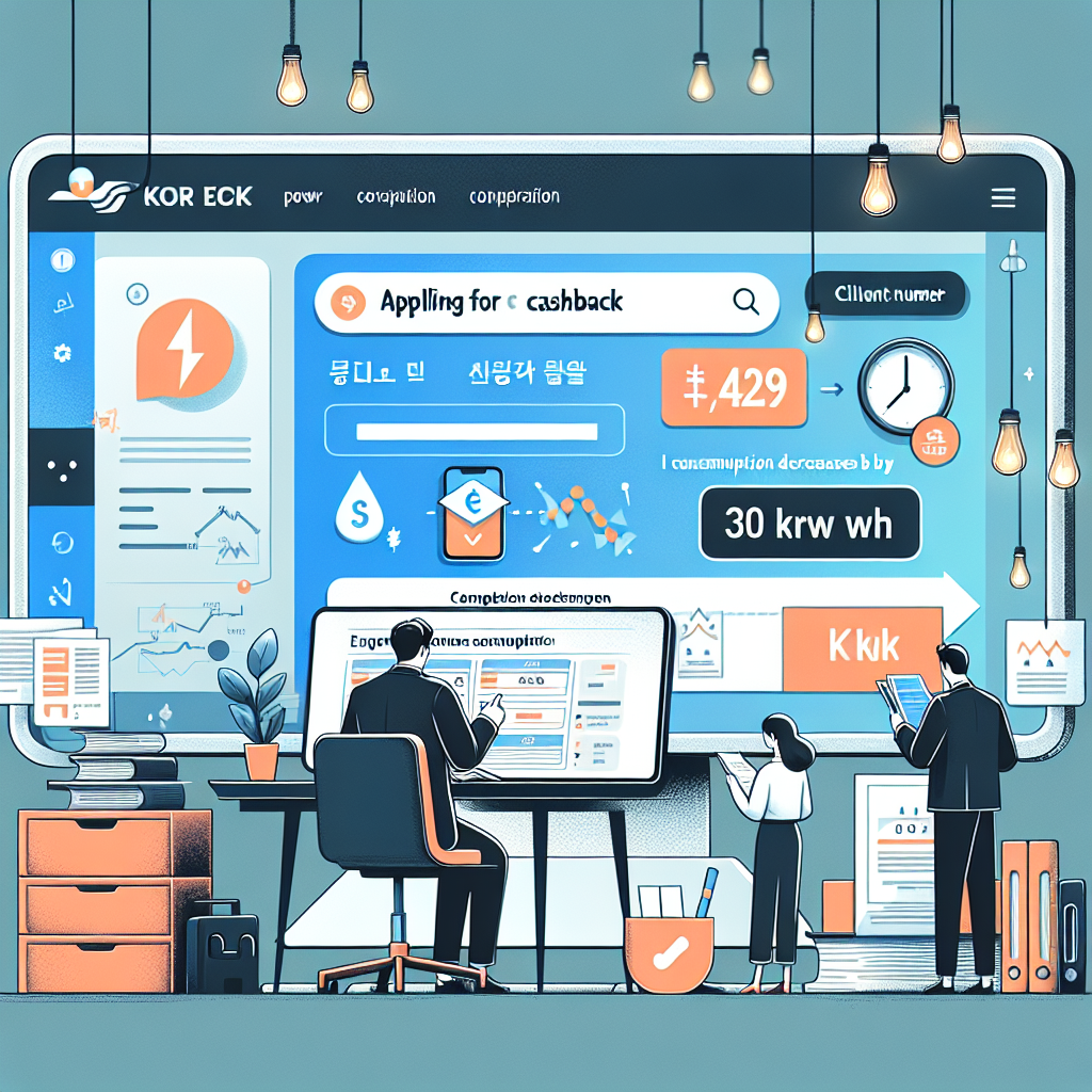 에너지 캐시백 신청 절차 이미지